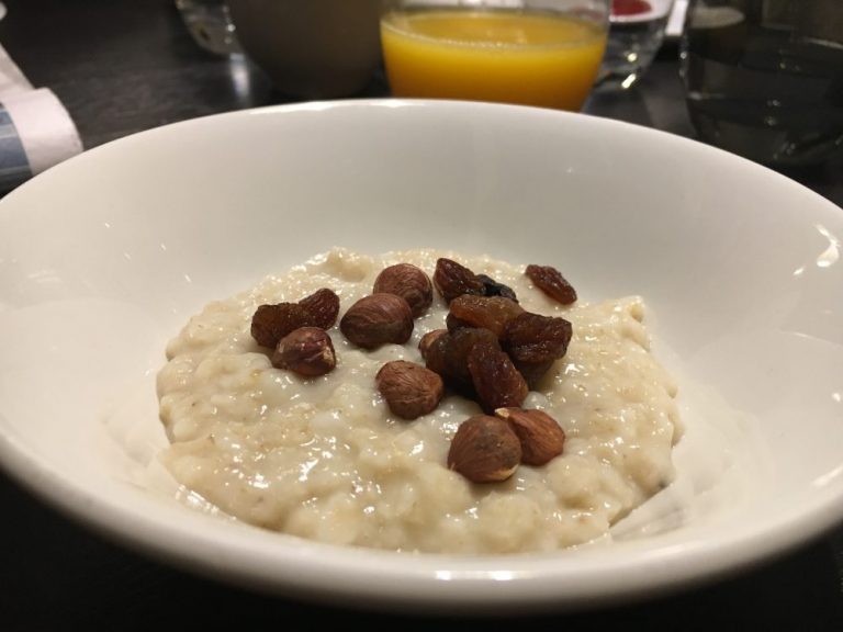 Hilton Edinburgh Carlton Breakfast Porridge